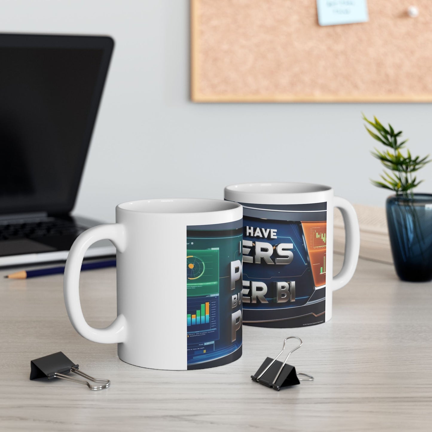 Funny Power-Themed Ceramic Mug - 11oz & 15oz Options - Perfect for Gift Giving